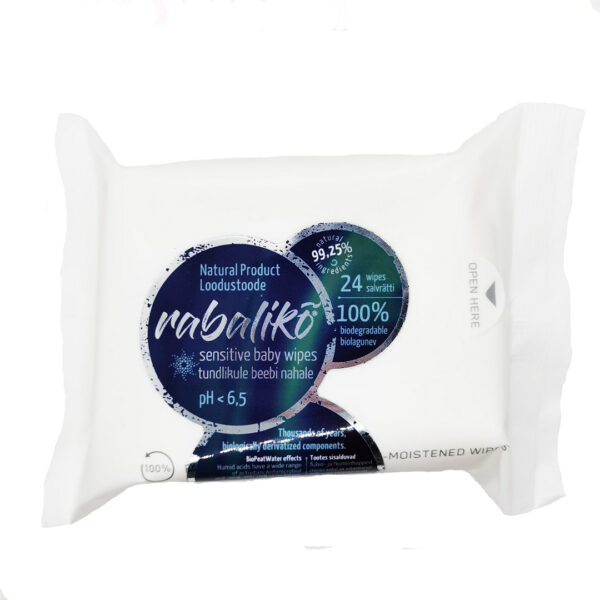 Rabalikõ Bio PeatWater baby wet wipes 24pcs - Image 3