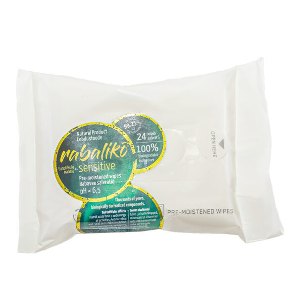 Rabalikõ Bio PeatWater wet wipes sensitive 24pcs - Image 2
